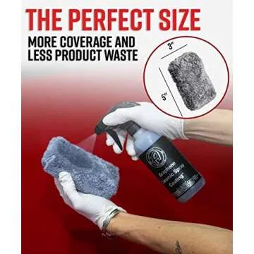 Adam's Polishes Plush Microfiber Applicator Pad (2 Pack) – Microfiber Sponge Car Detailing Applicators | Use with Ceramic Coating for Cars, Car Wax, Paint Sealants, Compound, Polish, Glazes & More