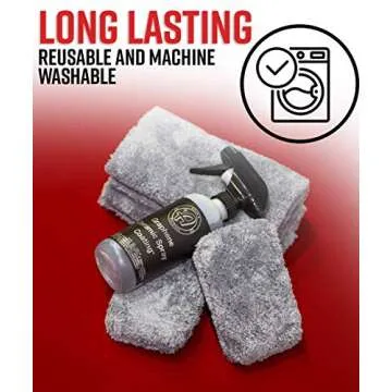 Adam's Polishes Plush Microfiber Applicator Pad (2 Pack) – Microfiber Sponge Car Detailing Applicators | Use with Ceramic Coating for Cars, Car Wax, Paint Sealants, Compound, Polish, Glazes & More