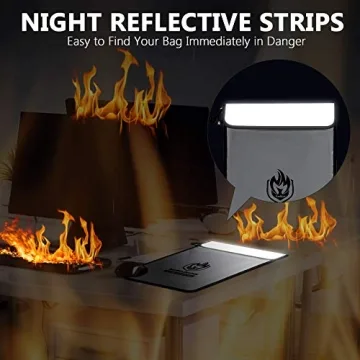 Fireproof Document Bag for Safe Storage of Valuables