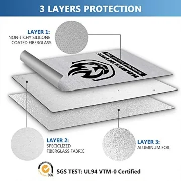 Fireproof Document Bag for Safe Storage of Valuables