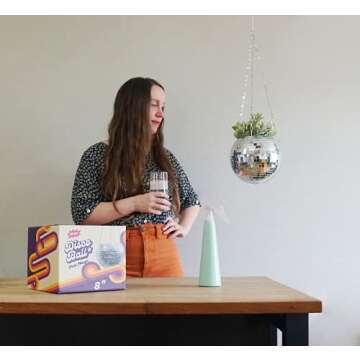 Stylish DADO Disco Ball Planter for Indoor Plants