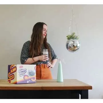 Stylish DADO Disco Ball Planter for Indoor Plants