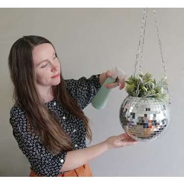 Stylish DADO Disco Ball Planter for Indoor Plants