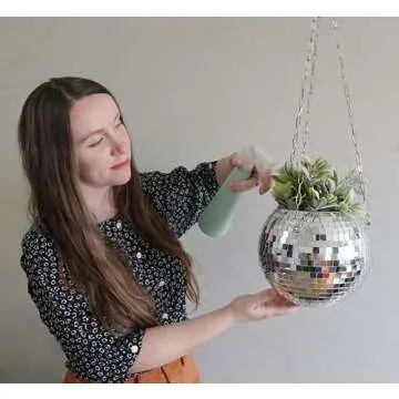 Stylish DADO Disco Ball Planter for Indoor Plants