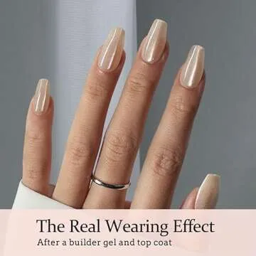 BTArtboxnails Cat Eye XCOATTIPS - Soft Gel Coffin Nail Tips, Glitter Press On Nails Short, Soak Off ...