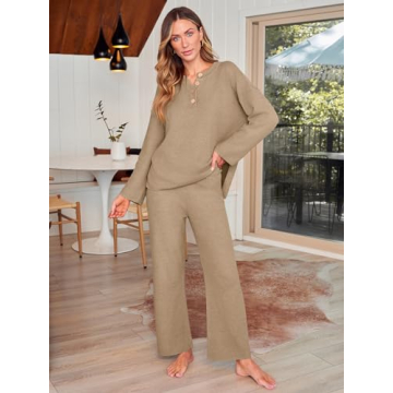 Stylish EFAN Two Piece Sweater Set - Cozy Loungewear!