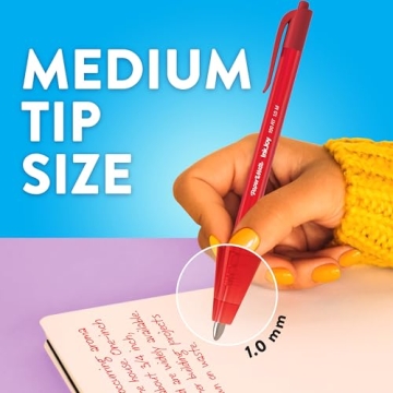 Bright Paper Mate InkJoy Retractable Ballpoint Pens, 20 Count