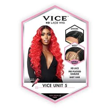 Sensationnel HD Lace Front Wig Vice Unit 5 for Glamorous Style