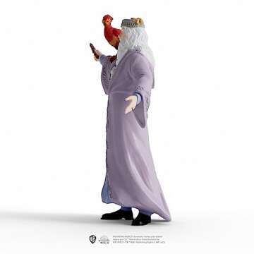 Schleich Wizarding World of Harry Potter 2-Piece Set with Albus Dumbledore & Fawkes Figurines for Kids Ages 6+