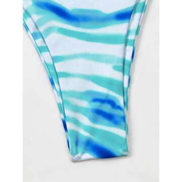 Trendy SOLY HUX Women's Triangle Bikini with Beach Skirt