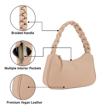 Emperia Braided Shoulder Bag for Women - Stylish & Lightweight