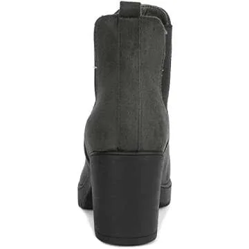 Stylish DREAM PAIRS Women's Chunky Heel Chelsea Ankle Boots