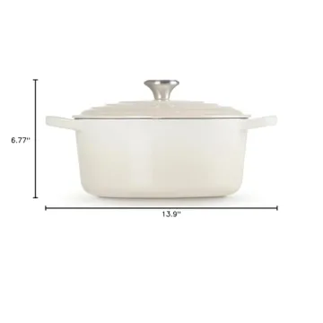 Le Creuset 5.5qt Enameled Cast Iron Dutch Oven Meringue