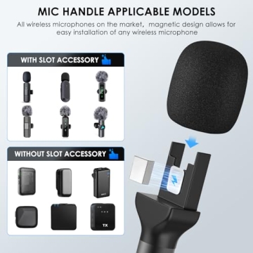 Handheld Adaptor for Interview Mic – Lightweight, Customizable Mounting Options