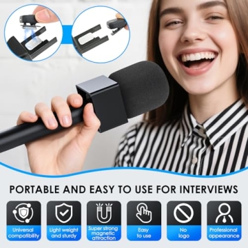 Handheld Adaptor for Interview Mic – Compatible with DJI & Rode