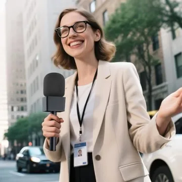 Handheld Adaptor for Interview Mic – Compatible with DJI & Rode