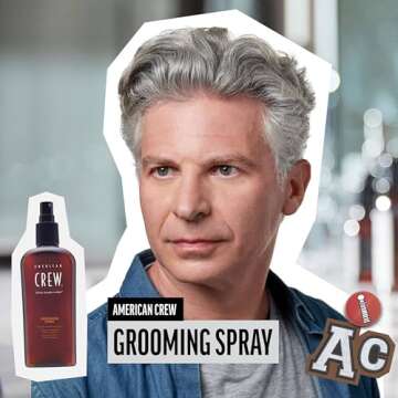 American Crew Men's Hair Spray, Variable Hold Grooming Spray, 8.45 Fl Oz