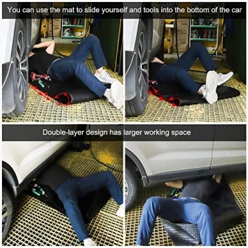 LANGSHI Rolling Creeper Mat for Ease of Use