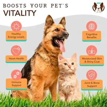 Natural Dog Company Wild-Caught Salmon Oil for Dogs (8oz) Omega 3 Fish Oil Supplement for Joint Health, Skin & Coat, Dog Food Topper with Essential Fatty Acids, Dog Fish Oil Supplement