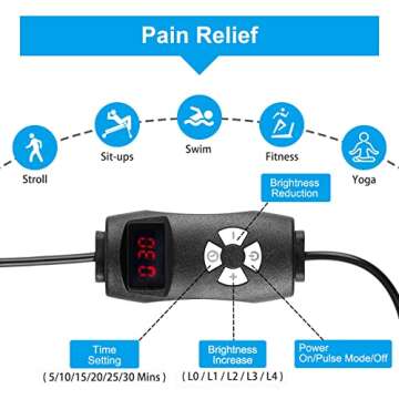 LOVTRAVEL LED Red & Near Infrared Light Therapy Device