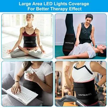 LOVTRAVEL LED Red & Near Infrared Light Therapy Device