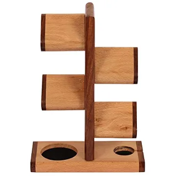 Elegant Wood Watch Stand with Charging for All Occasions