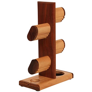 Elegant Wood Watch Stand with Charging for All Occasions