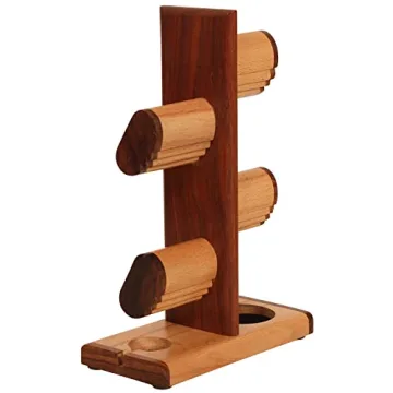 Elegant Wood Watch Stand with Charging for All Occasions
