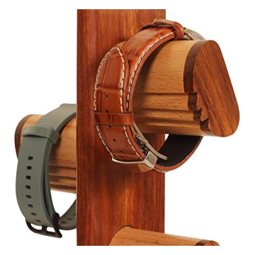 Elegant Wood Watch Stand with Charging for All Occasions
