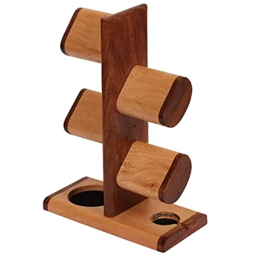 Elegant Wood Watch Stand with Charging for All Occasions