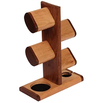 Elegant Wood Watch Stand with Charging for All Occasions