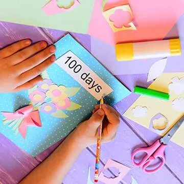 Epakh 100th Day School Pencils - Vibrant Party Supplies for Kids