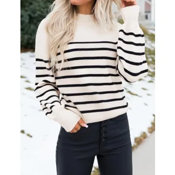 ZESICA Women's Fall Turtleneck Sweater - Stylish Comfort