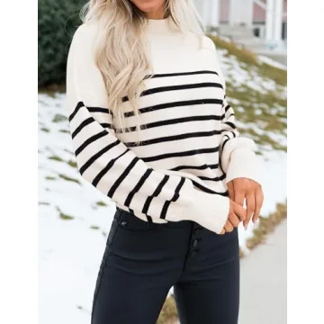 ZESICA Women's Fall Turtleneck Sweater - Stylish Comfort