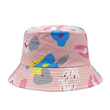 3 PCS Women Floppy Bucket Hat Set for Summer Outdoors
