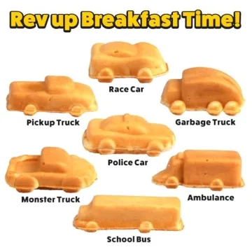 Car Mini Waffle Maker Fun Vehicle Shaped Pancakes