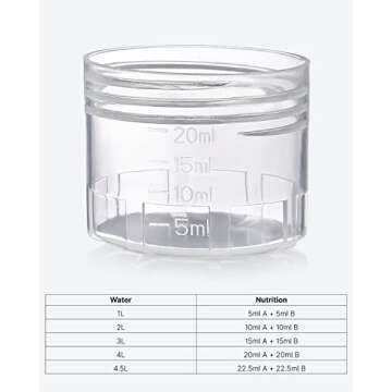 iDOO Plant Food 70 oz (2 Liter), All-Purpose Water Soluble A & B Nutrients, Liquid Concentrated Hydro Garden Fertilizer for Hydroponics System, Indoor Potted House Plants, Flowers, Vegetable