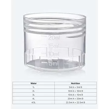 iDOO Plant Food 70 oz (2 Liter), All-Purpose Water Soluble A & B Nutrients, Liquid Concentrated Hydro Garden Fertilizer for Hydroponics System, Indoor Potted House Plants, Flowers, Vegetable