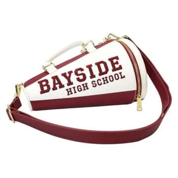Loungefly Universal Saved by The Bell Bayside High Megaphone Figural Crossbody Bag