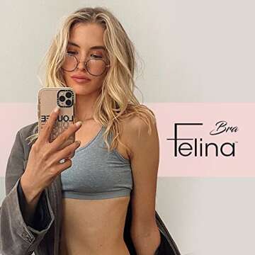 Felina Organic Cotton Bralette - Soft and Eco-Friendly Bra
