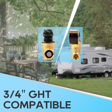 RVGUARD Adjustable Water Pressure Regulator for RVs