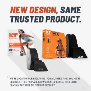 KT Tape PRO Synthetic Kinesiology Athletic Tape 150 count 10 inch strips