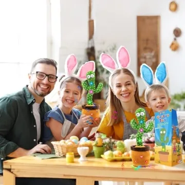 Ayeboovi Talking Cactus Baby Toy for Kids Developmental Fun