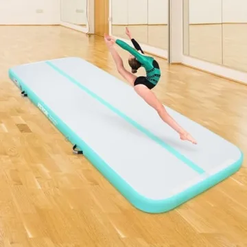 Durable Happybuy Inflatable Gymnastics Track Mat