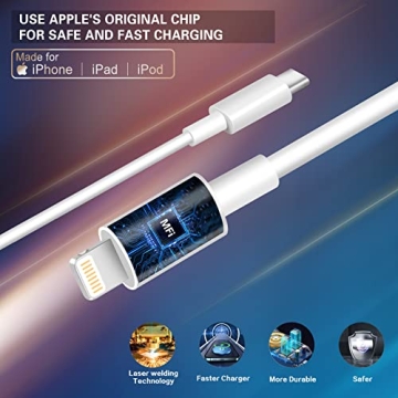 Fast Charging iPhone 16 15 Charger with 20W Block