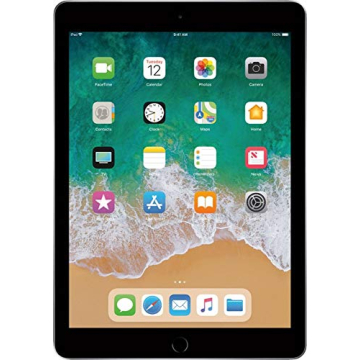 Apple iPad 5th Gen 128GB Wi-Fi Space Gray Renewed