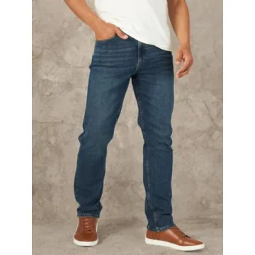 Comfort Flex Waist Relaxed Fit Jeans For Everyday Wear