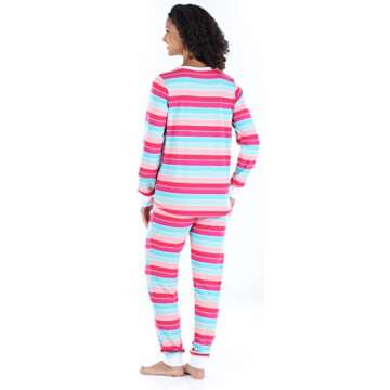 Sleepyheads Women's Knit Pajama Set - Festive Comfort