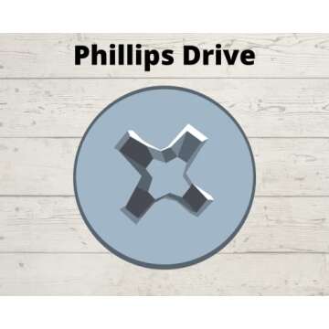 100 Qty 304 Stainless Steel Wood Screws for DIY Projects