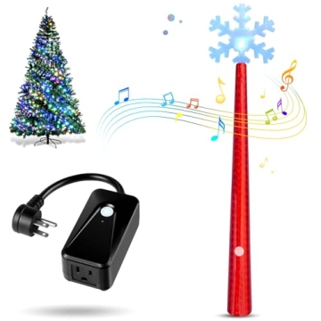 Magic Light Wand - Wireless Remote Control Christmas Switch for Lights, Music & More - Ideal for Kid...